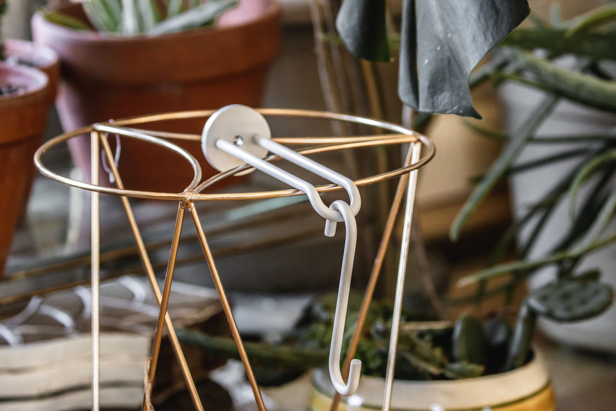 diy metal plant hanger Wall Mount Plant Hanger | Handmade Craft Items | EHF